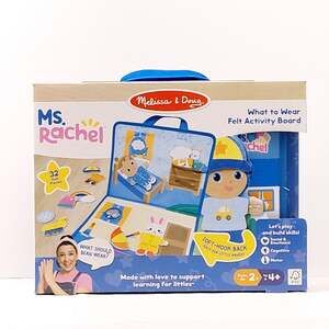 Melissa & Doug Ms. Rachel What to Wear Felt Activity Board New